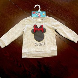 Disney - Minnie Mouse: Girls size 2T Big Sister SWEATSHIRT